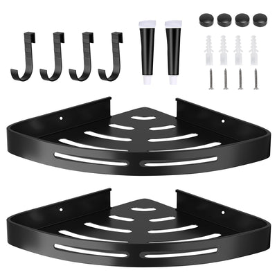 2Pcs Corner Shower Caddy Shelf
