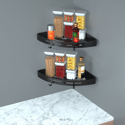 2Pcs Corner Shower Caddy Shelf
